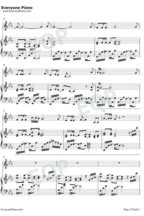 气球钢琴谱_许哲佩