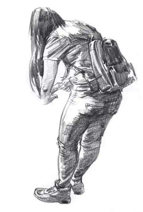 明暗式速写中看高手是如何强化光的.