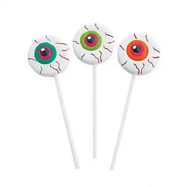 美国进口lollypop万圣节搞怪恐怖眼球造型创意棒棒糖单只 现货