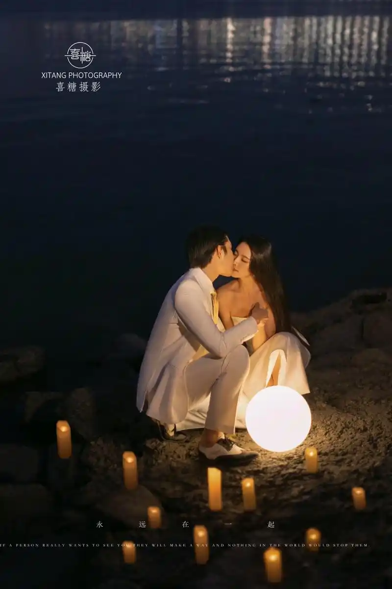 氛围感夜景婚纱照!太太太浪漫了93.#广州花都  星光洒 - 抖音