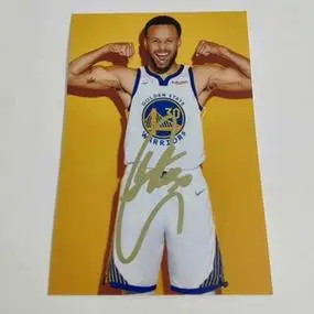 库里亲笔签名照片nba篮球明星勇士周边照片保真_阿里巴巴找货神器