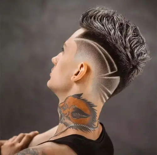 男士发型刻痕图案大全