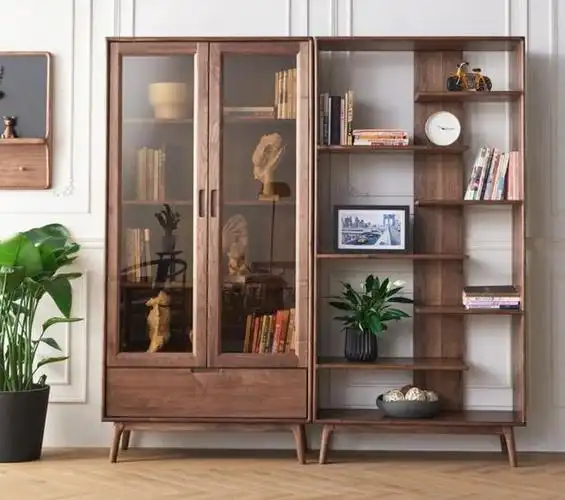 选购书柜时,应注意材质,尺寸,款式