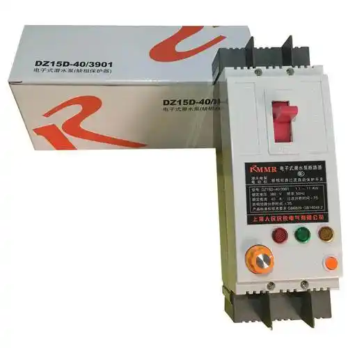 三相380v缺相保护器dz15d -100/390过载过流断相电机风机电流可调-图2