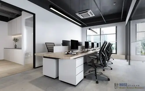 墨舍设计|舒适简约小型办公室