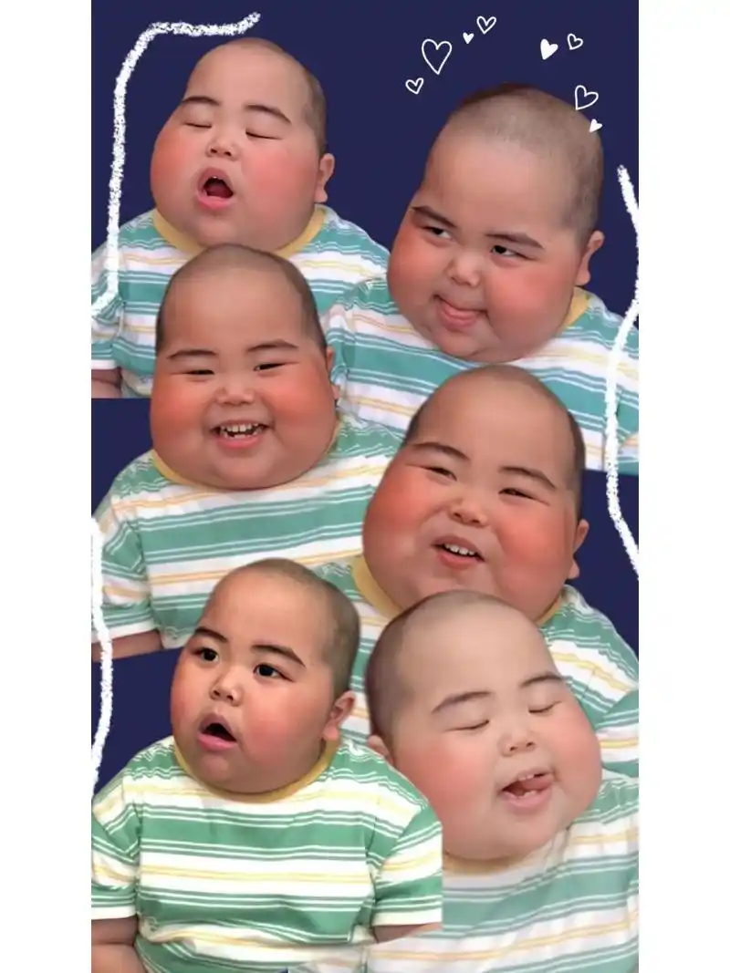 tatan手机锁屏壁纸|网红萌娃|印尼9499小胖