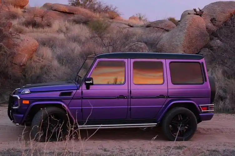 【图】一枚紫魅大g诱惑!喜欢嘛_奔驰g级论坛_汽车之家论坛