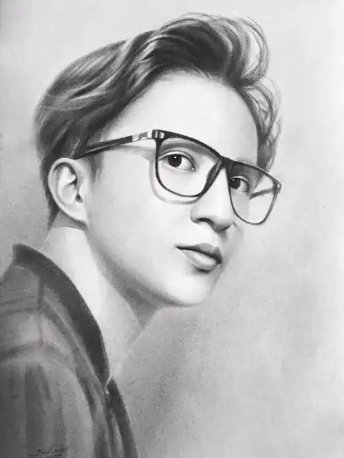 8k,素描在线结"圆"都是一笔,一笔画的#薛之谦#薛之谦的歌  #薛之谦天