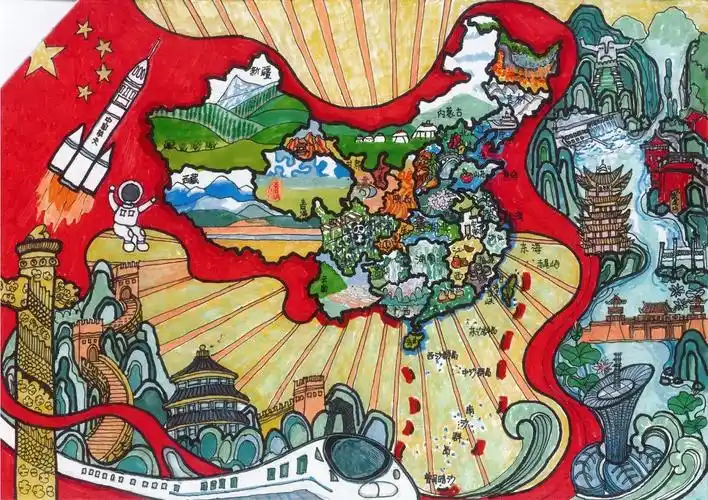 美丽中国第五届少儿手绘地图大赛武汉赛区获奖名单及部分获奖作品展示