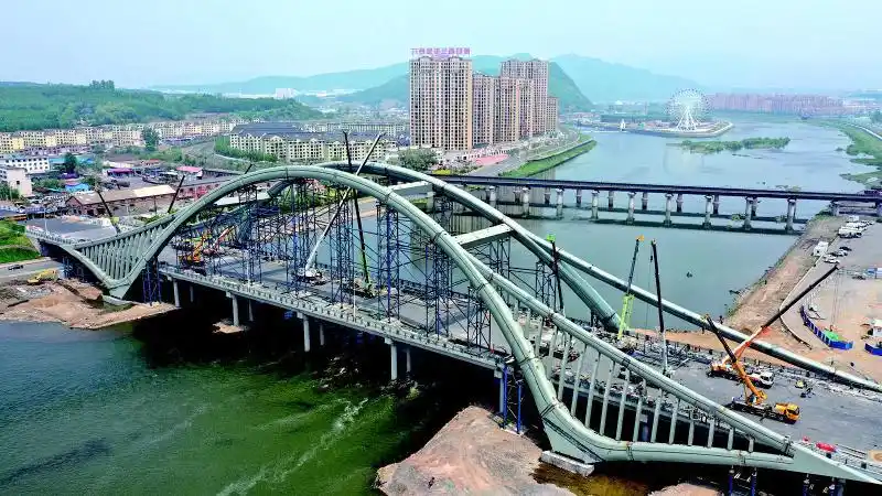 江北大桥完工在即预计六月末通车