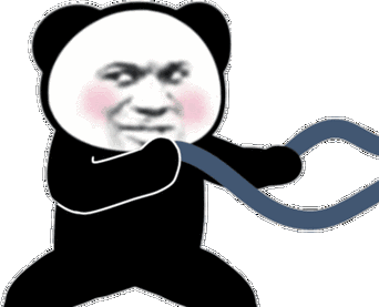 熊猫头运动减肥动态表情包