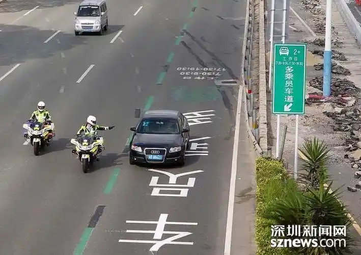 两边都是锯齿的白色实线是什么车道道路标志标识牌