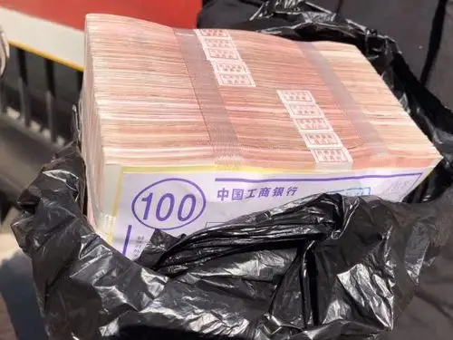 原来那天中午,丁大伯坐上公交车后,把装着现金黑色塑料袋落在了站台的