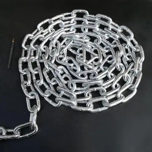 厂家镀锌铁链装饰链条热镀锌链条传动船锚锚链防护栏链条起重链条