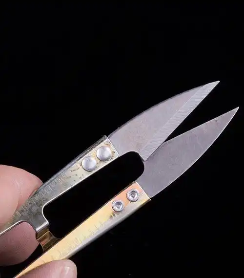 汉鼎钓鱼剪刀鱼用剪不锈钢金属小剪刀渔具垂钓用品钓鱼配件小剪子