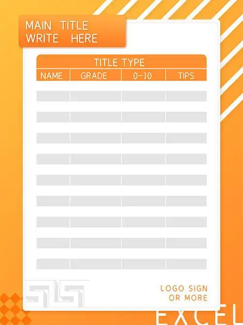 简约表格背景图片下载