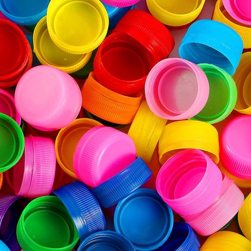 彩色塑料瓶盖矿泉水饮料 diy手工材料幼儿园拼图创意制作玩具盖子