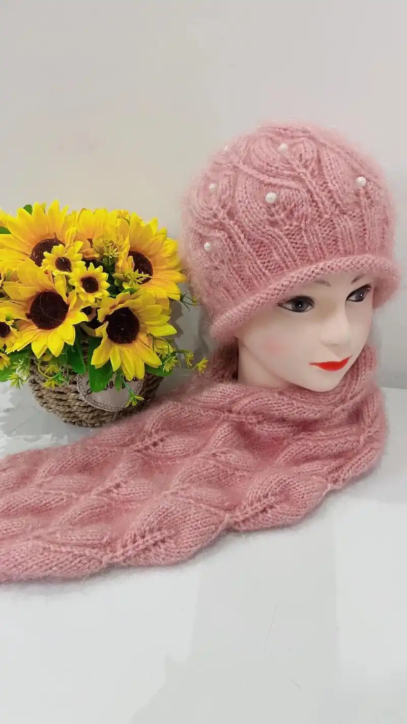 松鼠绒帽子教程 #手工diy毛线编织 #手艺人在抖音 - 抖音