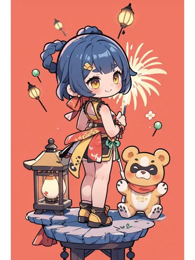 超可爱的原神q版人物-香菱