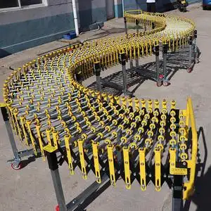 卸货神器卸车装货滑梯搬运下货滑道福来轮无动力辊道伸缩输送机