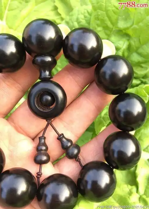 黑檀时来运转手串