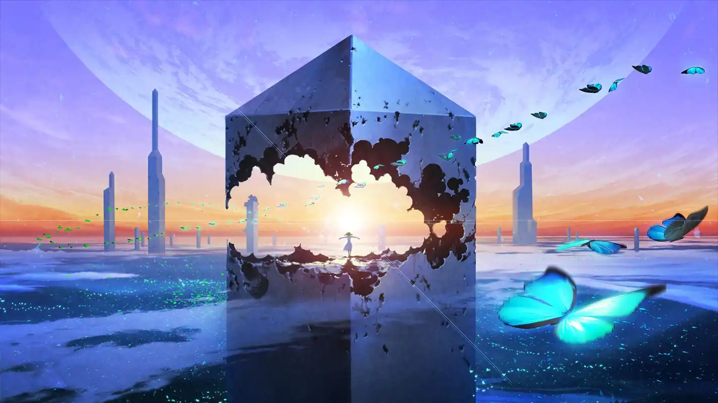 绝美风景#二次元美图# #动漫美图