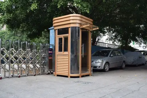 岗亭保安亭户外可移动小区门卫值班治安岗亭部队站岗不锈钢值班亭