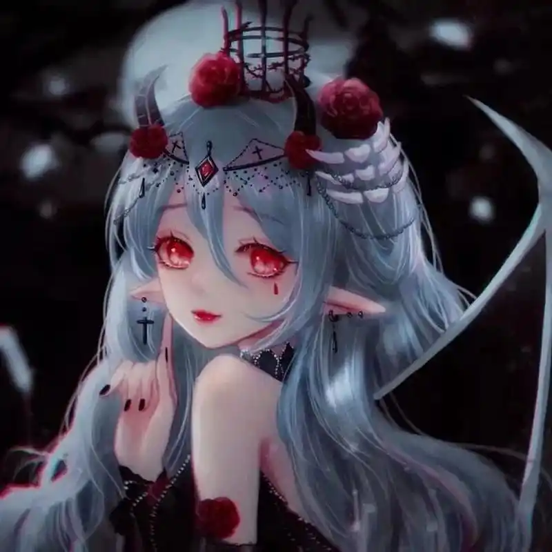 高冷加动漫闺蜜头像