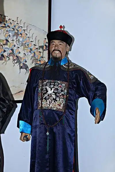 清朝官员蜡像