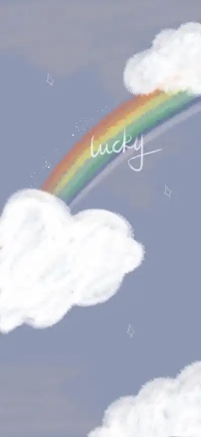 lucky 壁纸#彩虹