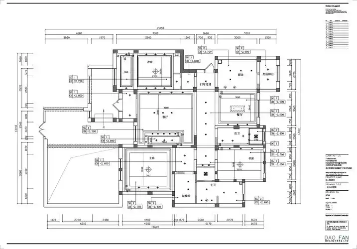 [保定]红山庄园新中式别墅设计施工图(附效果图)