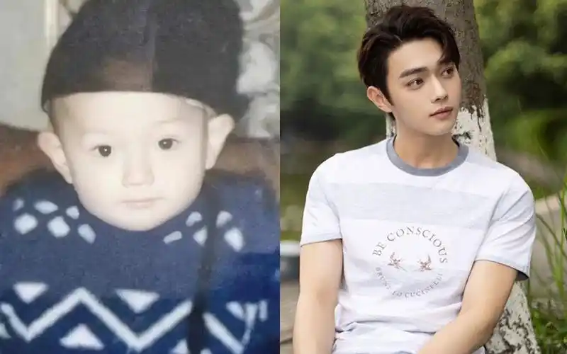 明星童年照7:许凯