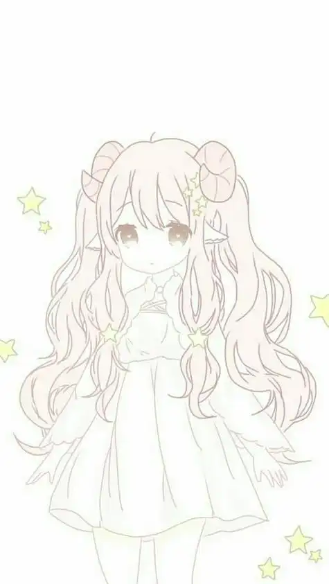 画|简单可爱女孩卡通手绘人物头像教程简笔画教程卡通手绘黑白配 动漫