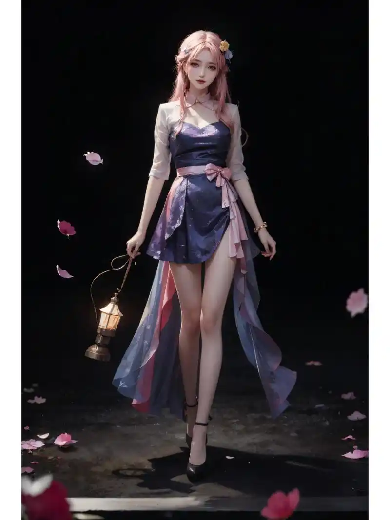 王昭君乞巧织情 关键词:有一个穿着连衣裙的女人在水中行走, 全身仙侠