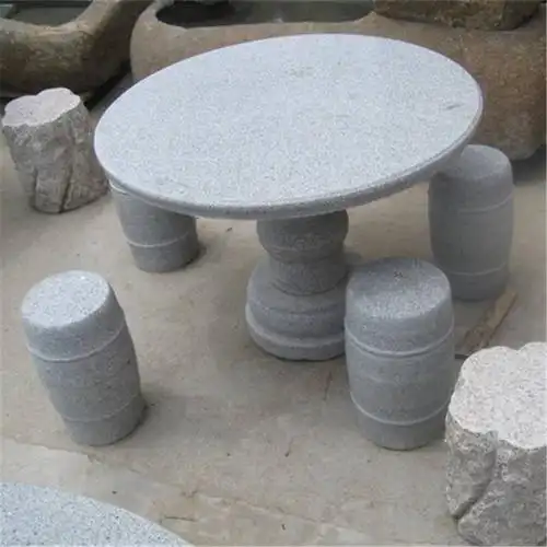 户外庭院小区花岗岩石桌