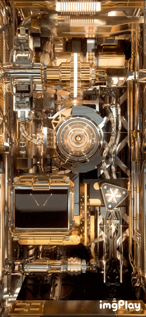 3d立体透视感动态壁纸,超级喜欢这组齿轮动态壁纸,高清全面屏.