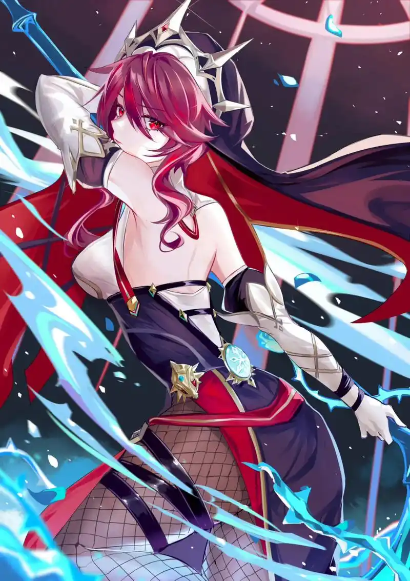 二次元美少女# #原神同人动漫# 原神冰系女角色都是大美女[色]