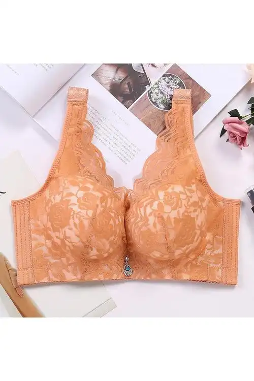 女超大号内衣胸罩特大胖妹下垂女式胖人罩杯文胸