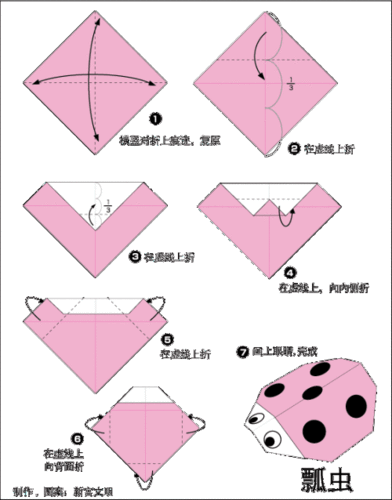 折纸昆虫系列 手工折纸大全-蒲城教育文学网