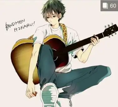 弹吉他的动漫头像高清