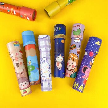 儿童万花筒多棱镜科学手工实验玩具小学生幼儿园diy望远镜大号万花筒3