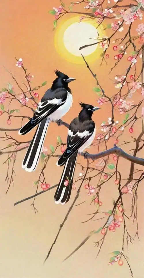 喜鹊登梅～好运到