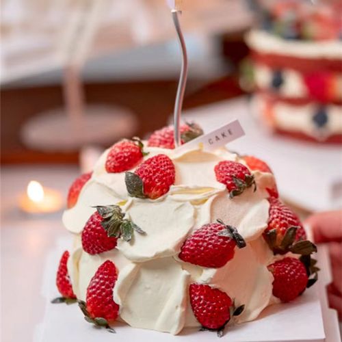 草莓蛋糕新款创意定制动物奶油蓝莓水果生日蛋糕广州全国同城配送