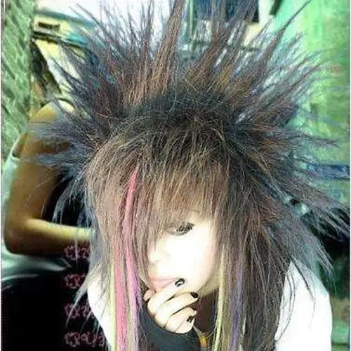 厂家批发男女可用节日假发多色杀马特非主流cos型爆炸头假发头套