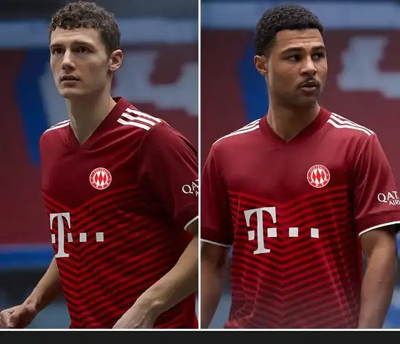 挺诺佳得 2122力拜仁慕尼黑主场红色足球服套装男成人足球衣队服训练