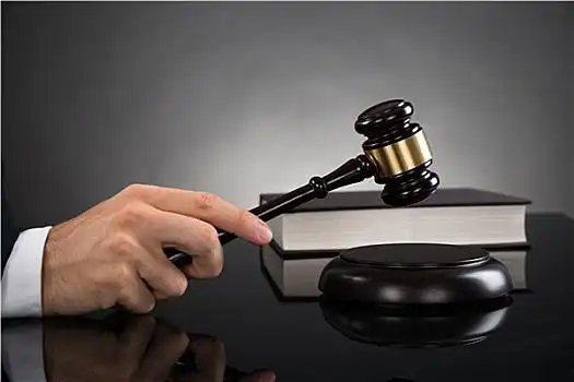 特写,法官,击打,槌
