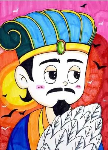 听故事 学画画—学画诸葛亮