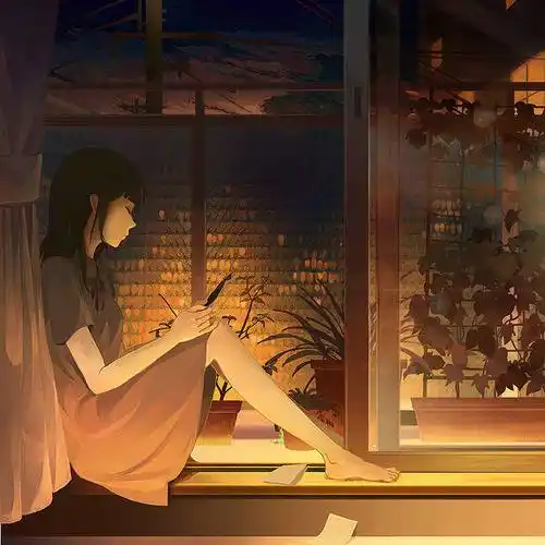 自愈系唯美插画来自日本插画师201611