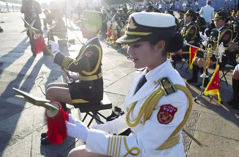 阅兵式上的女兵合集 (1/16)