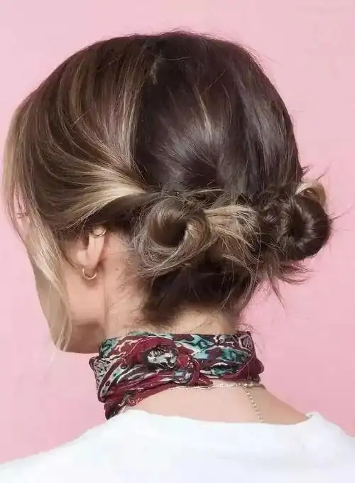 锁骨编发这样扎很好看